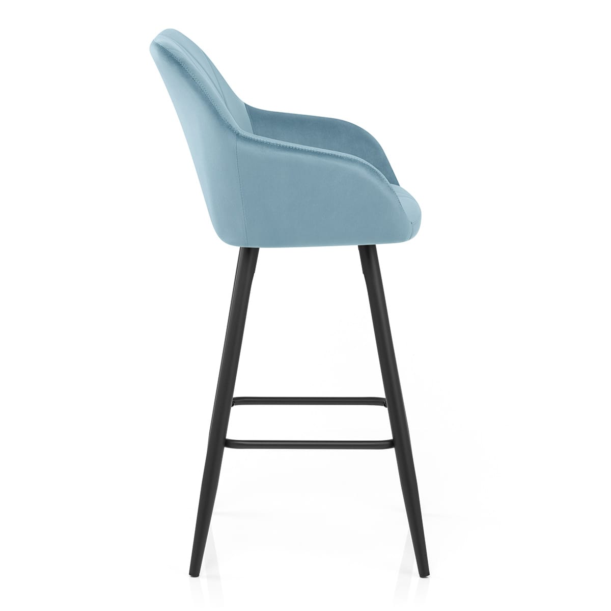 Sgabello Velluto - Lanson Blu