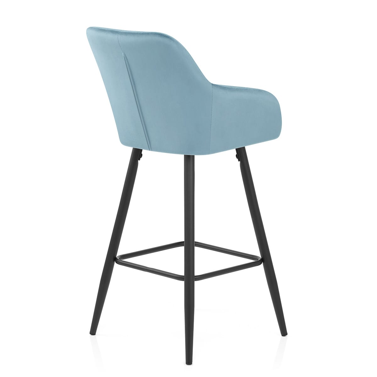Sgabello Velluto - Lanson Blu