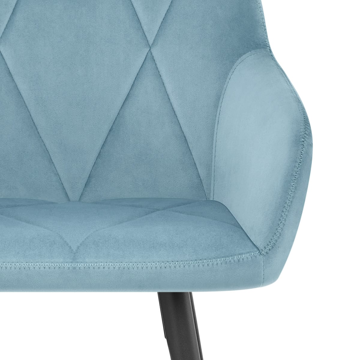 Sgabello Velluto - Lanson Blu