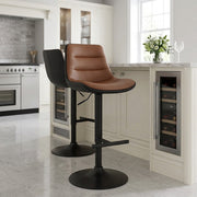 Sgabello Ecopelle - Lattice Marrone