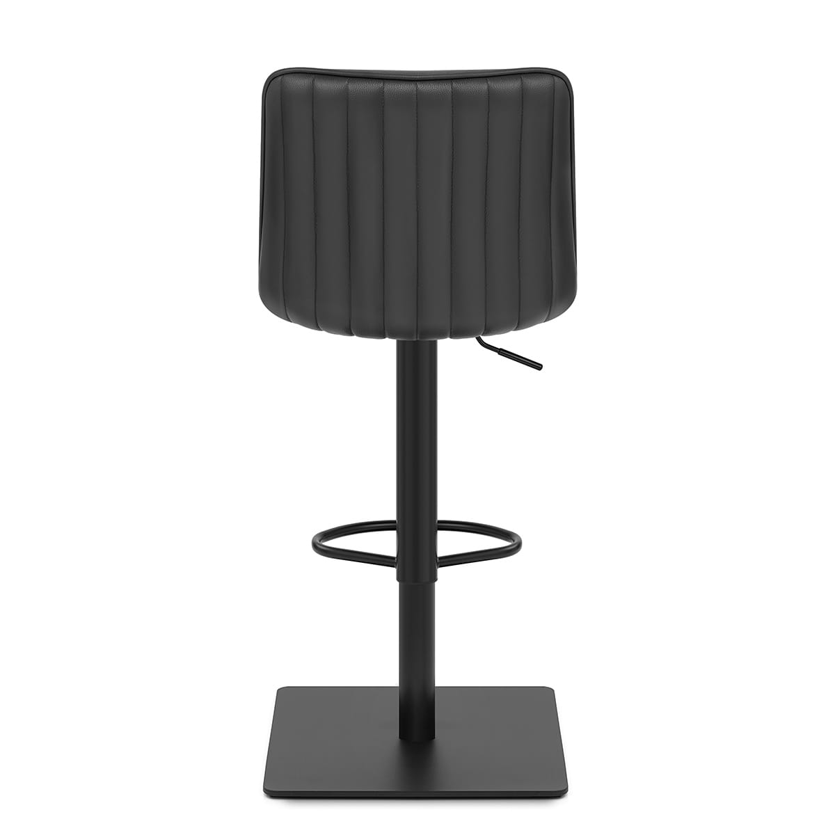 Sgabello Vera Pelle - Lola Nero