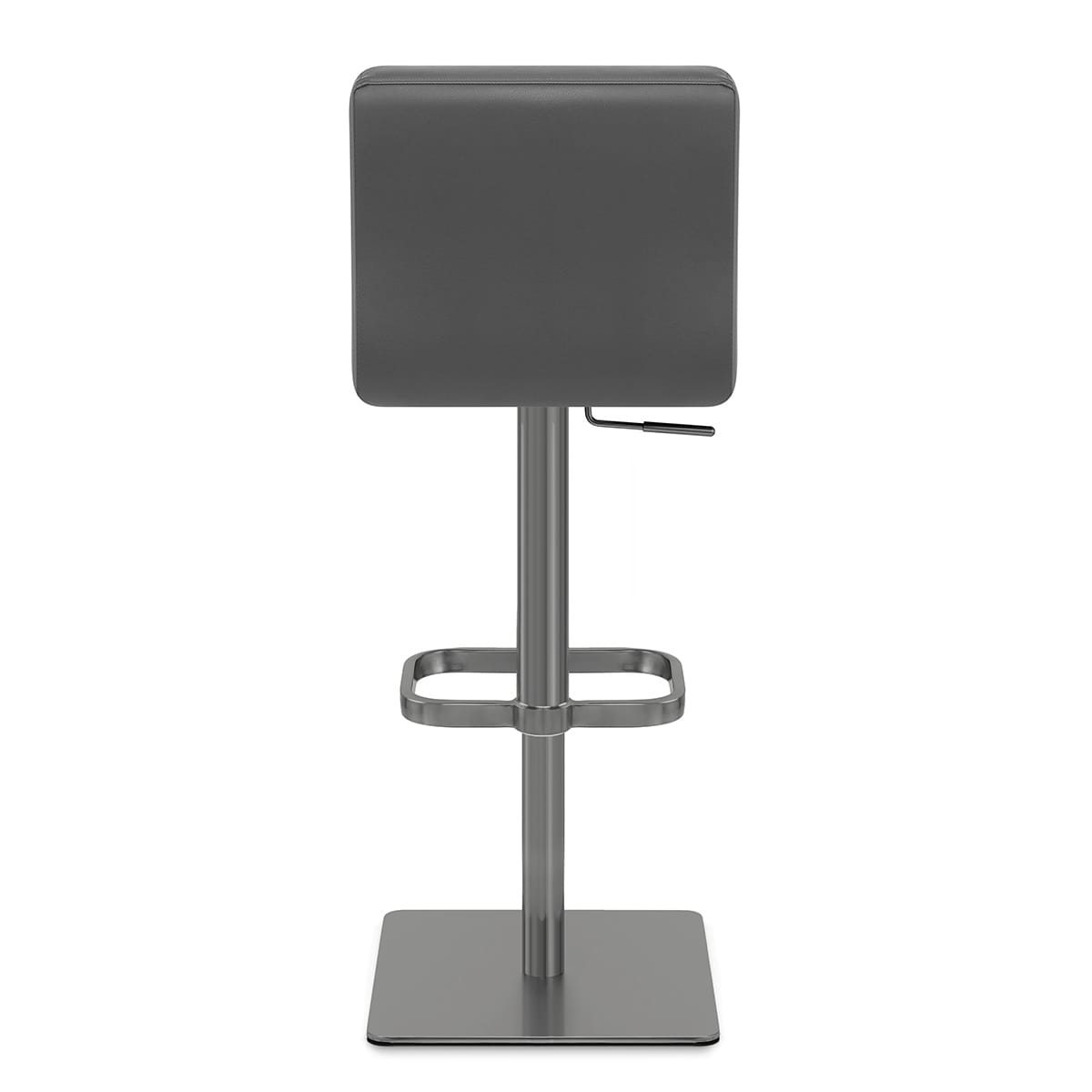 Sgabello Vera Pelle Graffite - Lush Grigio scuro