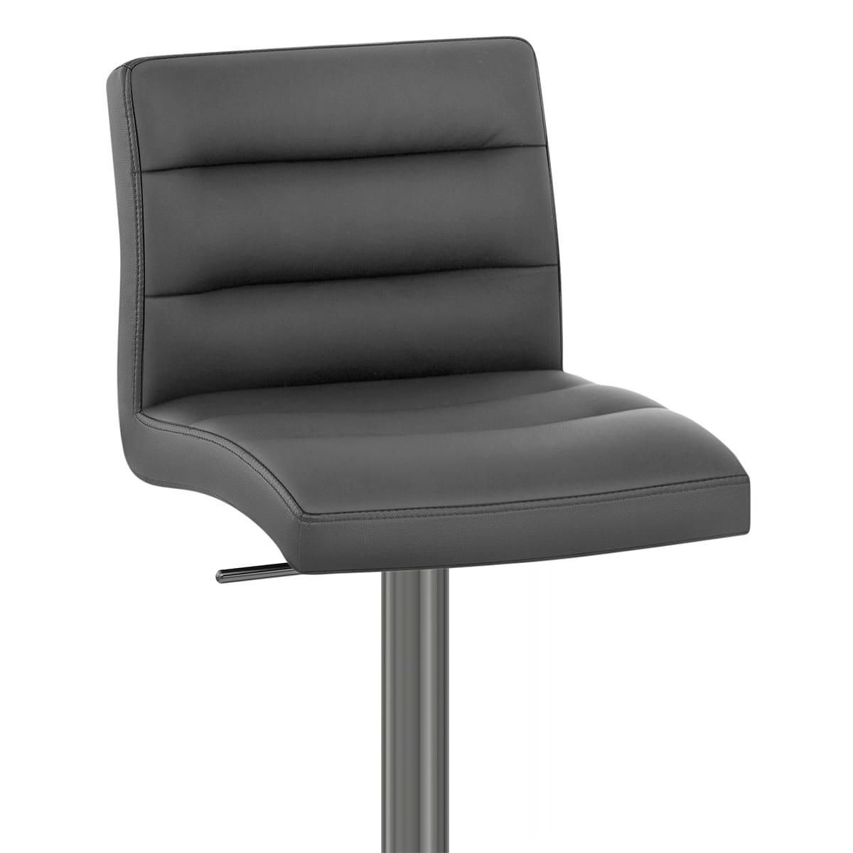 Sgabello Vera Pelle Graffite - Lush Grigio scuro