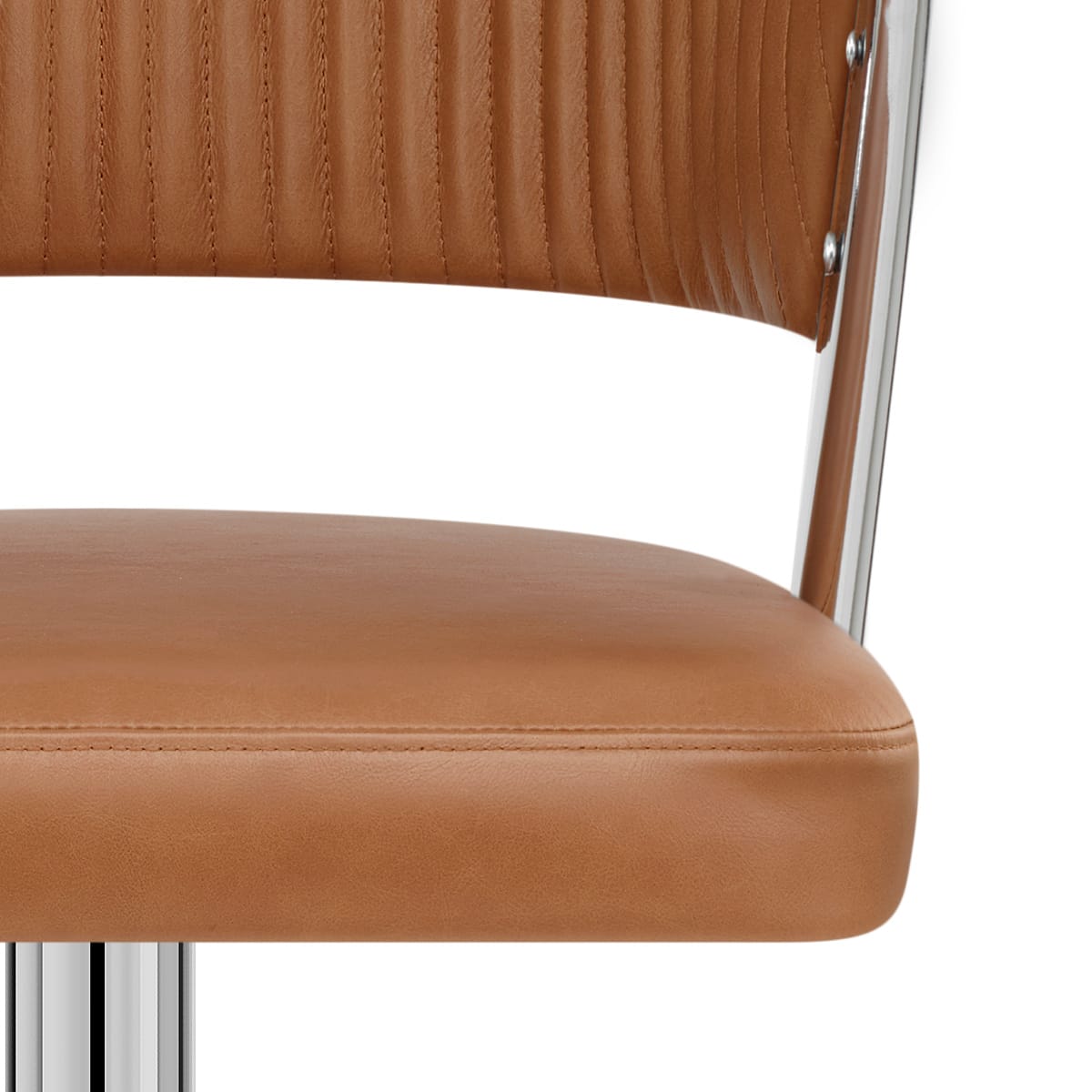 Sgabello Vera Pelle - Lusso Marrone