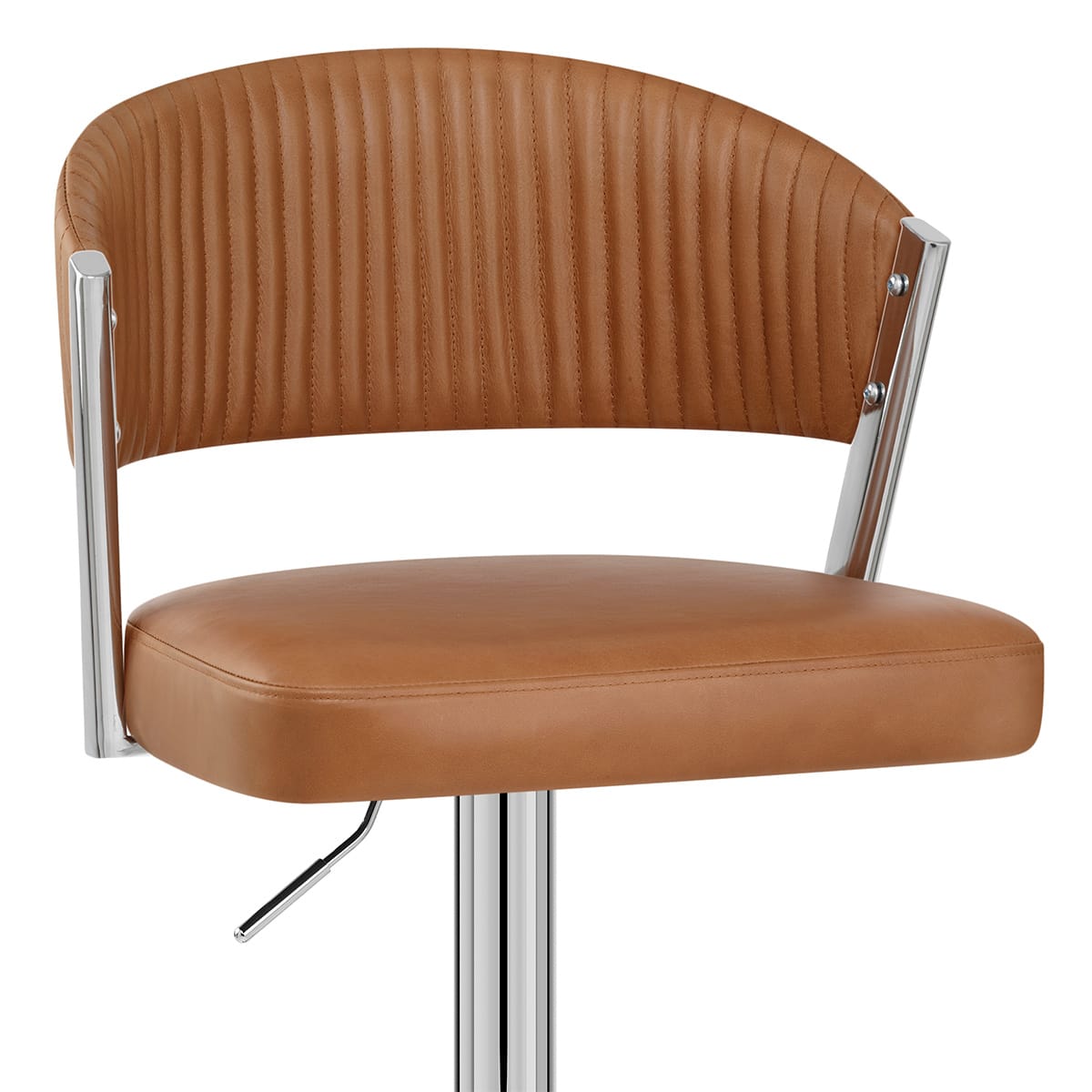 Sgabello Vera Pelle - Lusso Marrone
