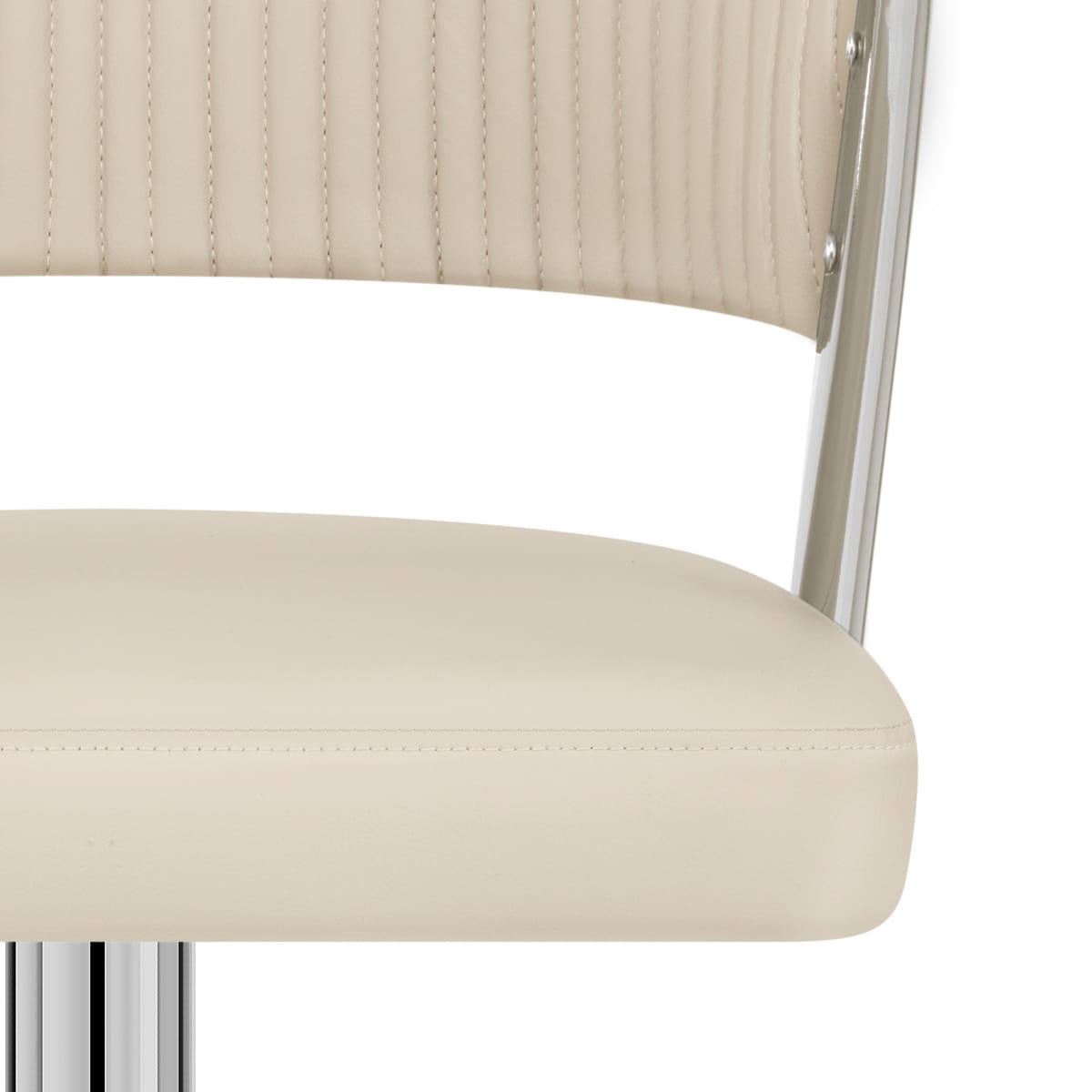 Sgabello Vera Pelle - Lusso Crema
