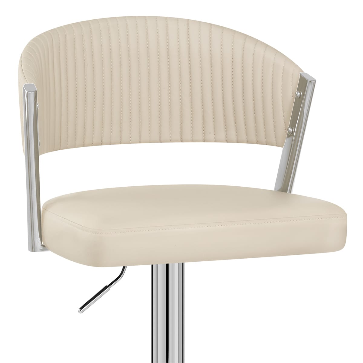 Sgabello Vera Pelle - Lusso Crema
