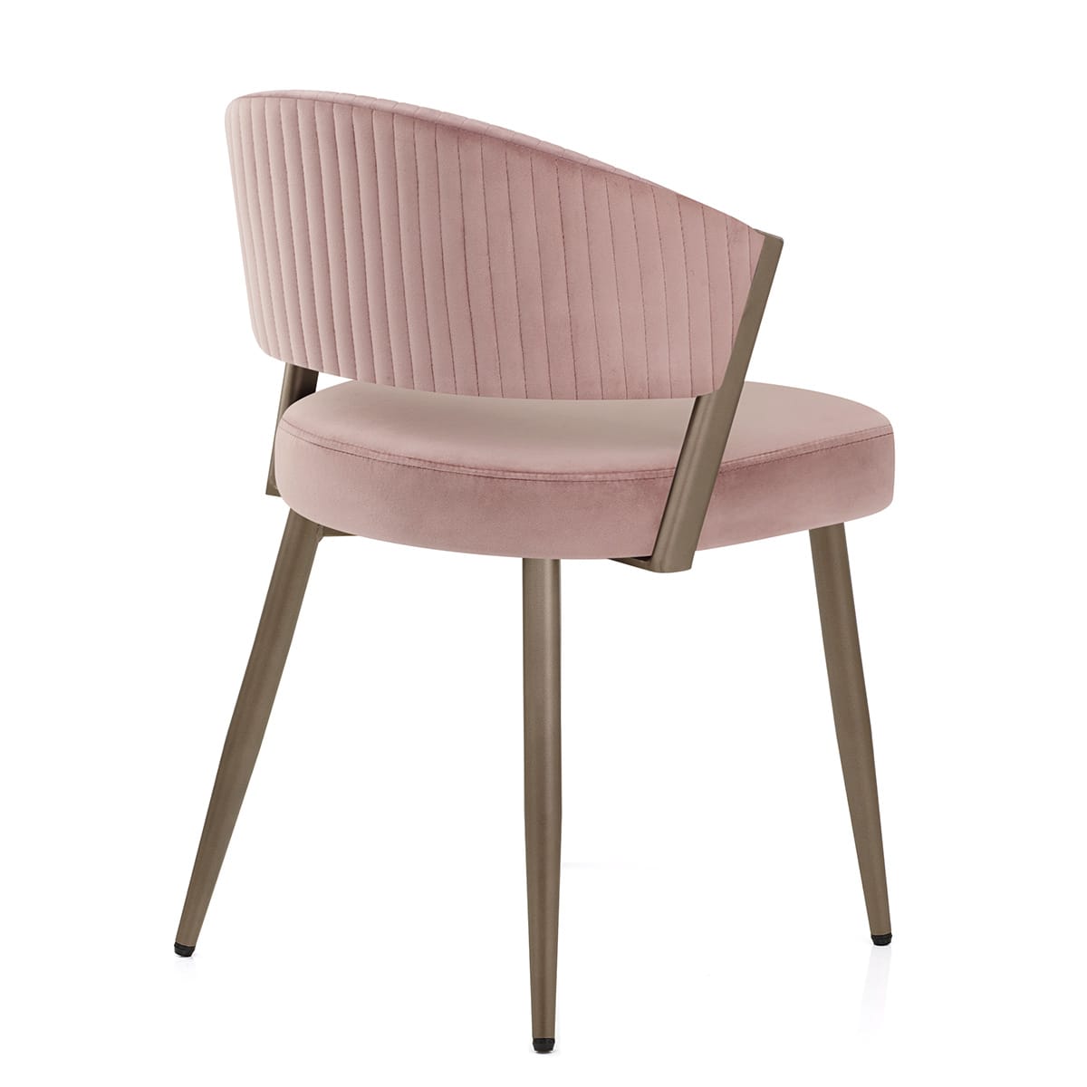 Sedia da Pranzo Velluto - Lusso Rosa