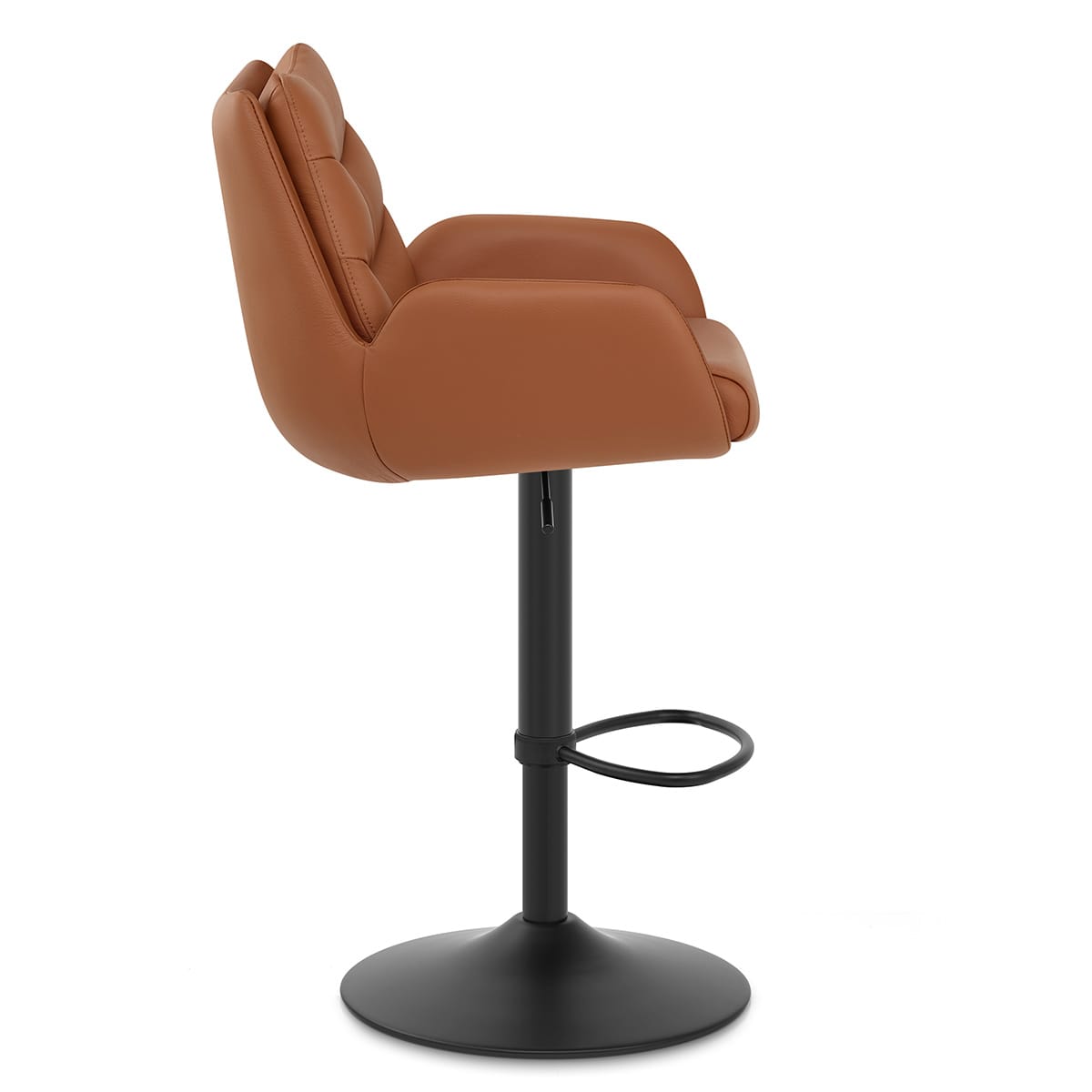 Sgabello Vera Pelle - Madrid Marrone