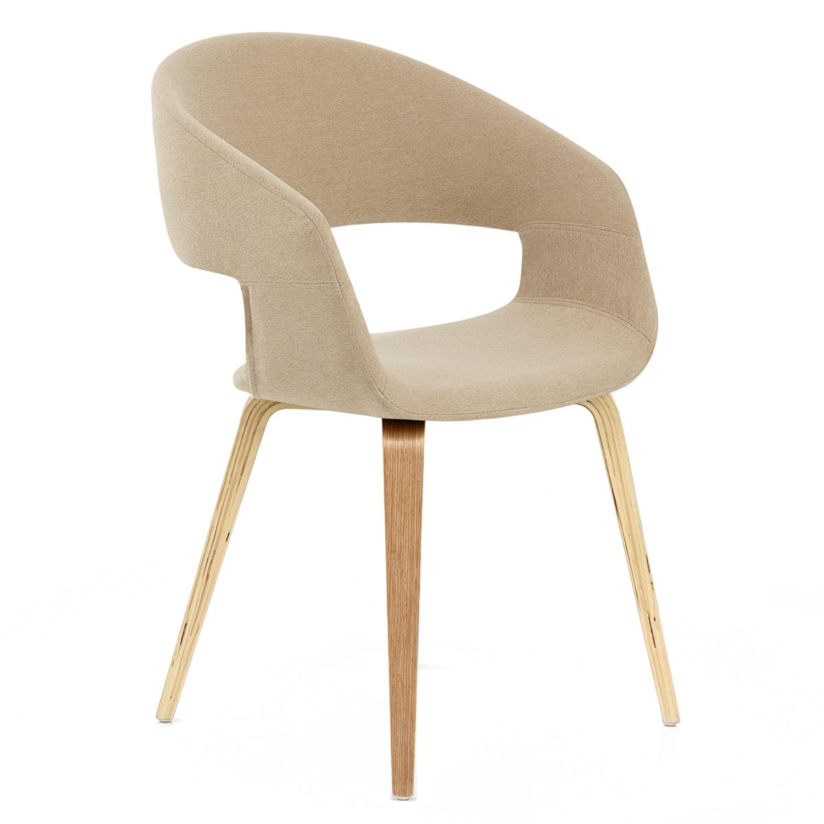Sedia Tessuto Legno - Marcus Crema