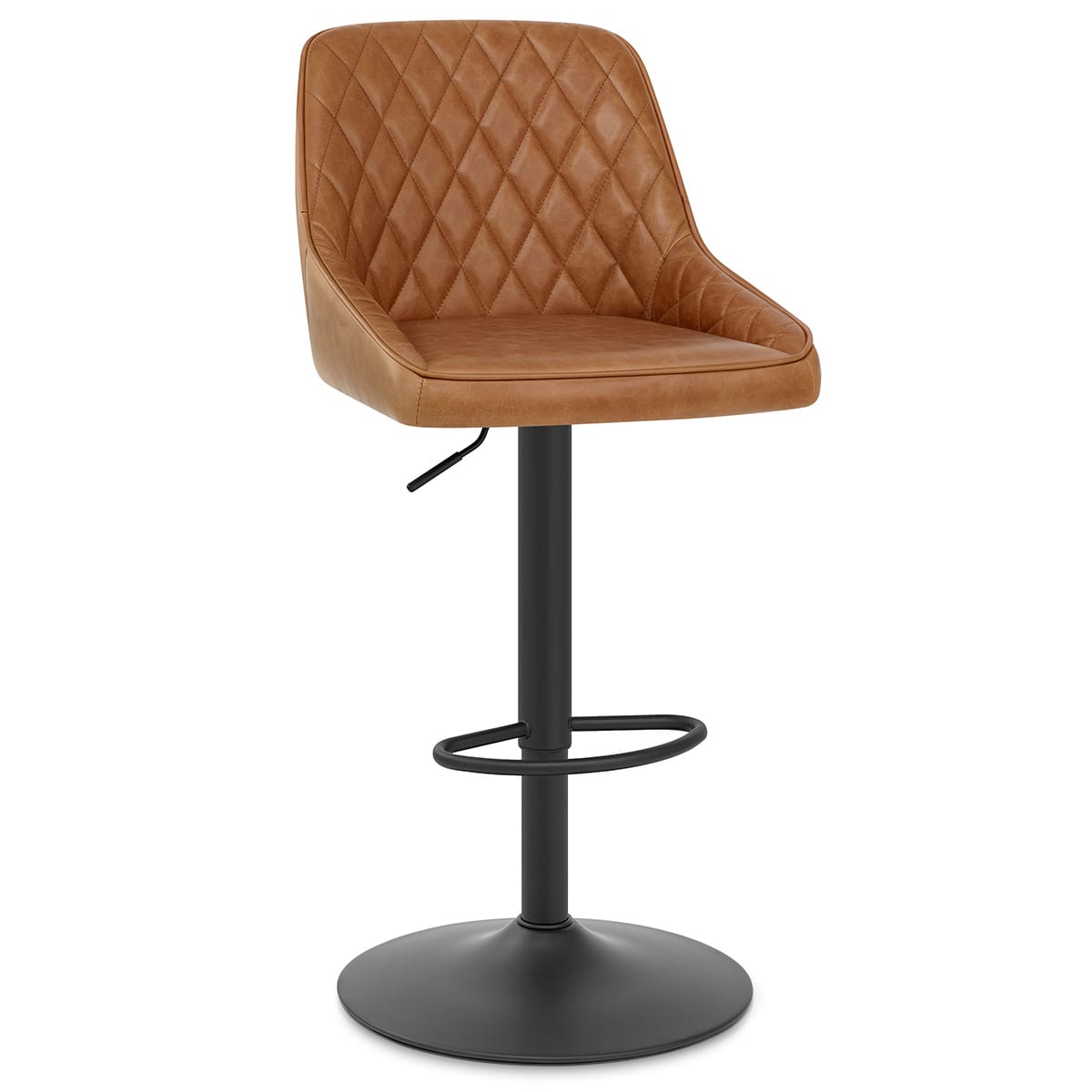 Sgabello Vera Pelle - Melbourne Marrone
