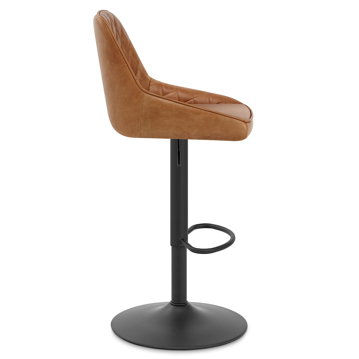 Sgabello Vera Pelle - Melbourne Marrone