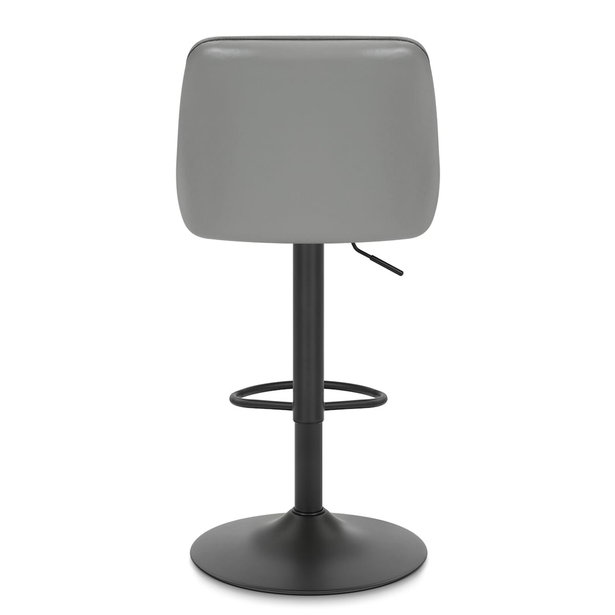 Sgabello Vera Pelle - Melbourne Grigio