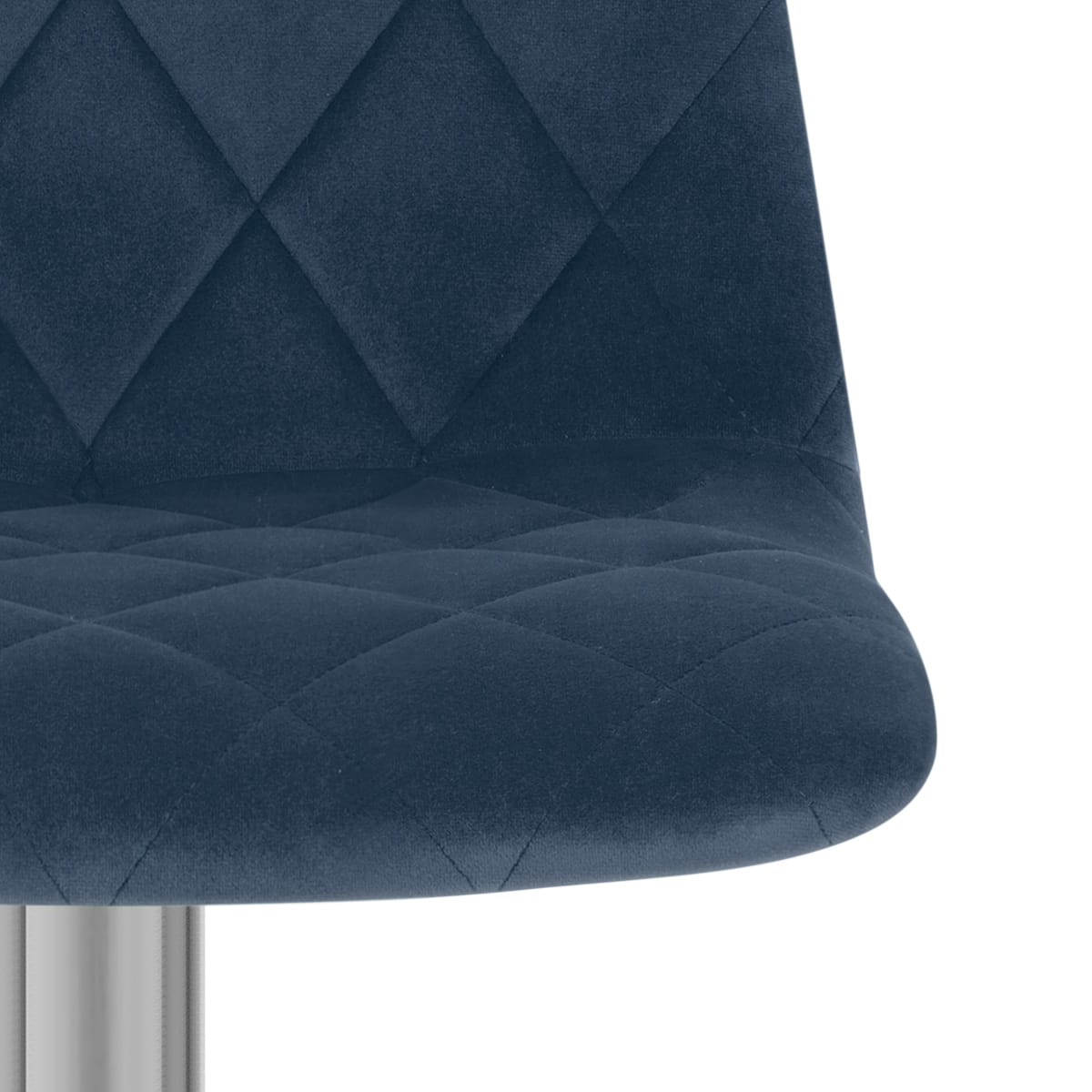 Sgabello Velluto Satinato - Melody Blu