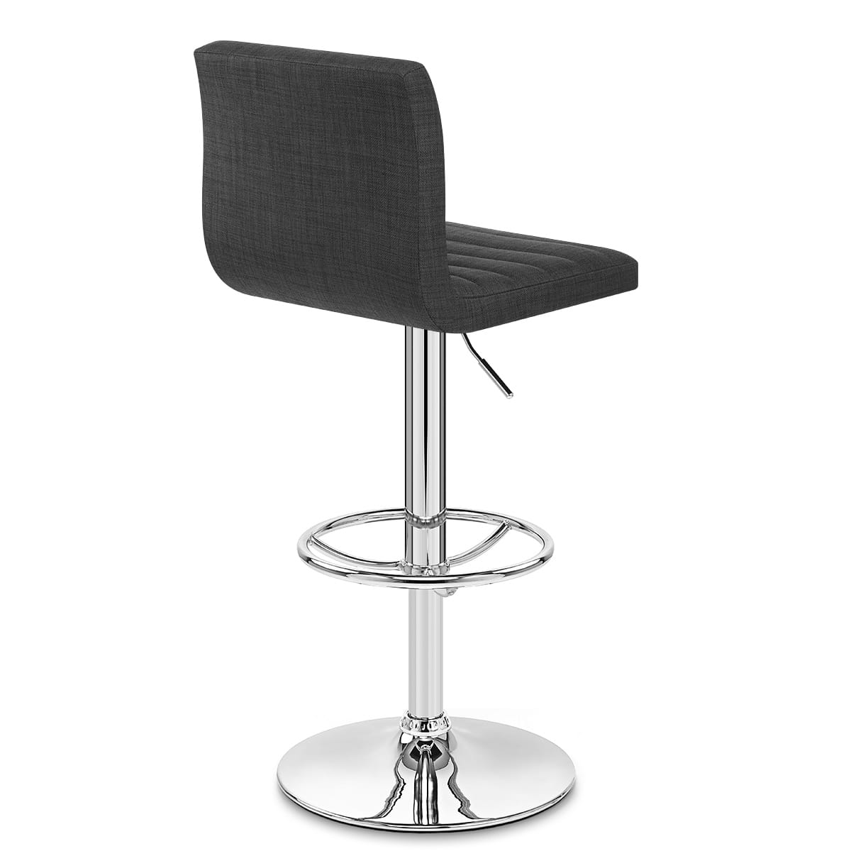 Sgabello Tessuto Cromato - Mint Antracite
