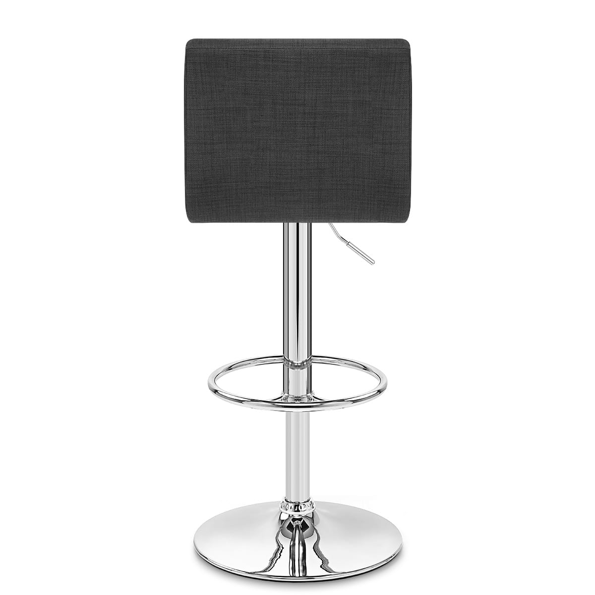 Sgabello Tessuto Cromato - Mint Antracite