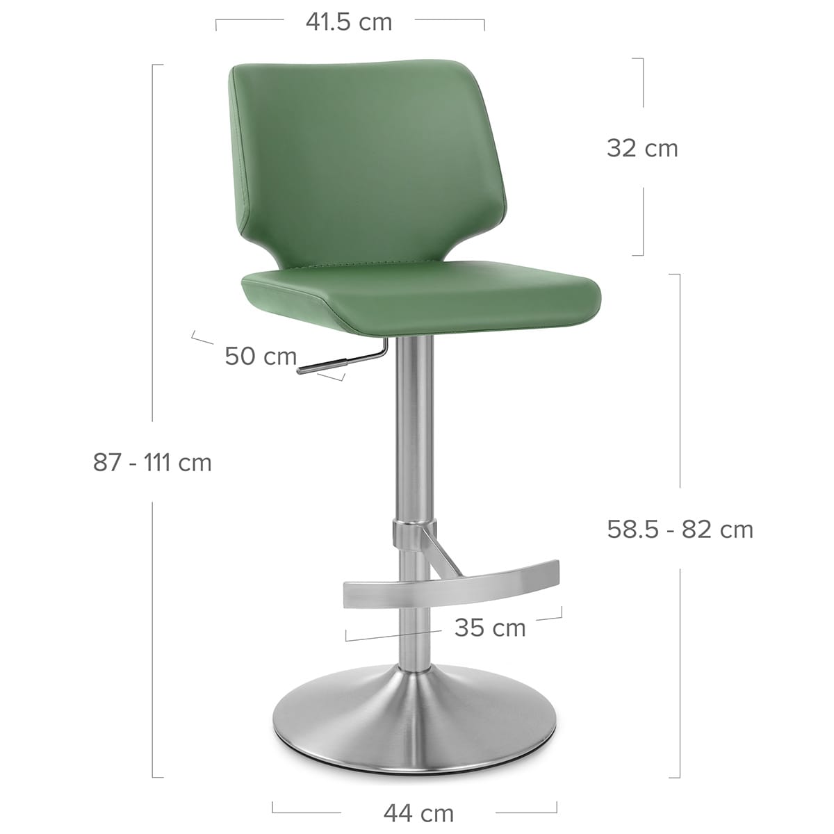 Sgabello Ecopelle Satinato - Mode Verde