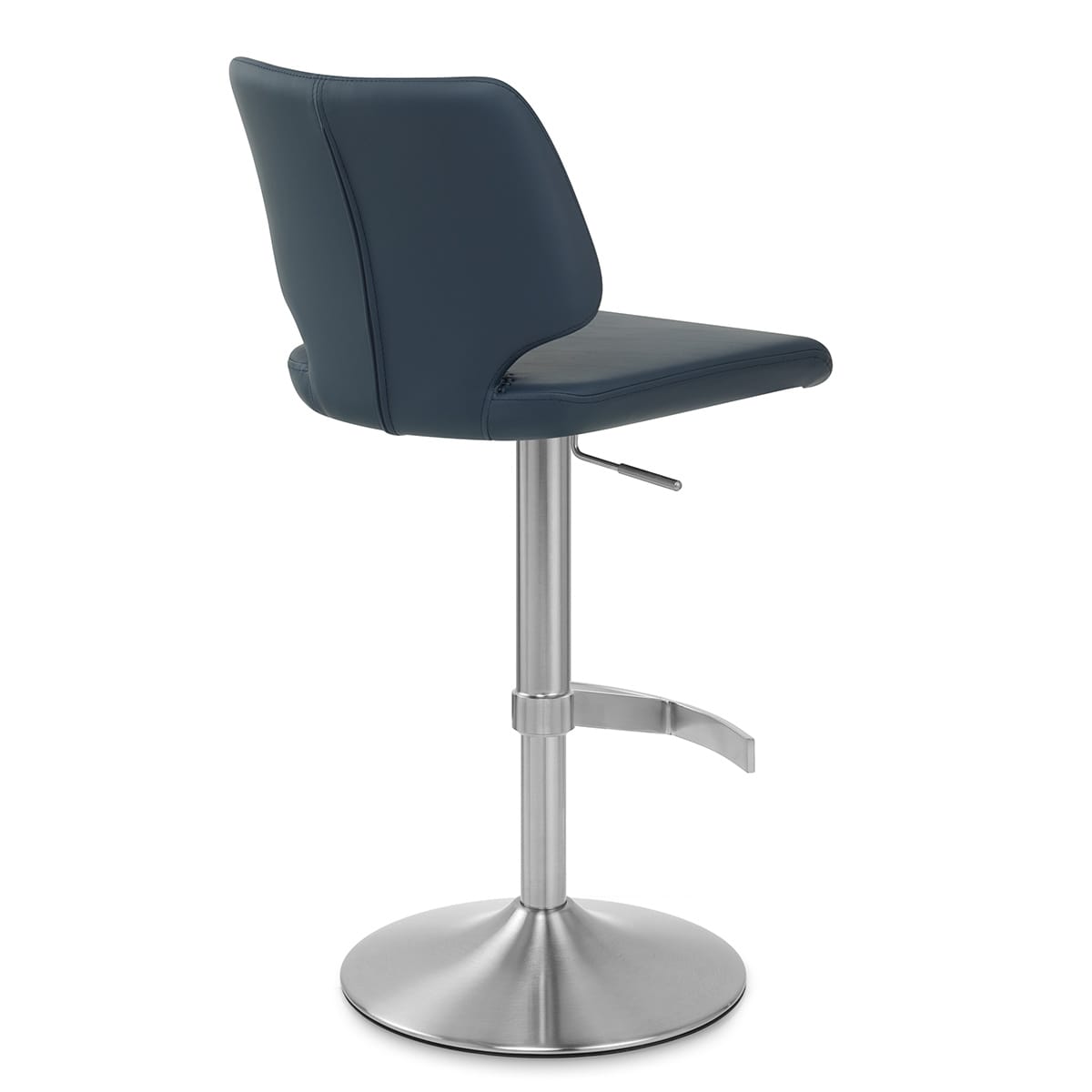 Sgabello Ecopelle Satinato - Mode Blu