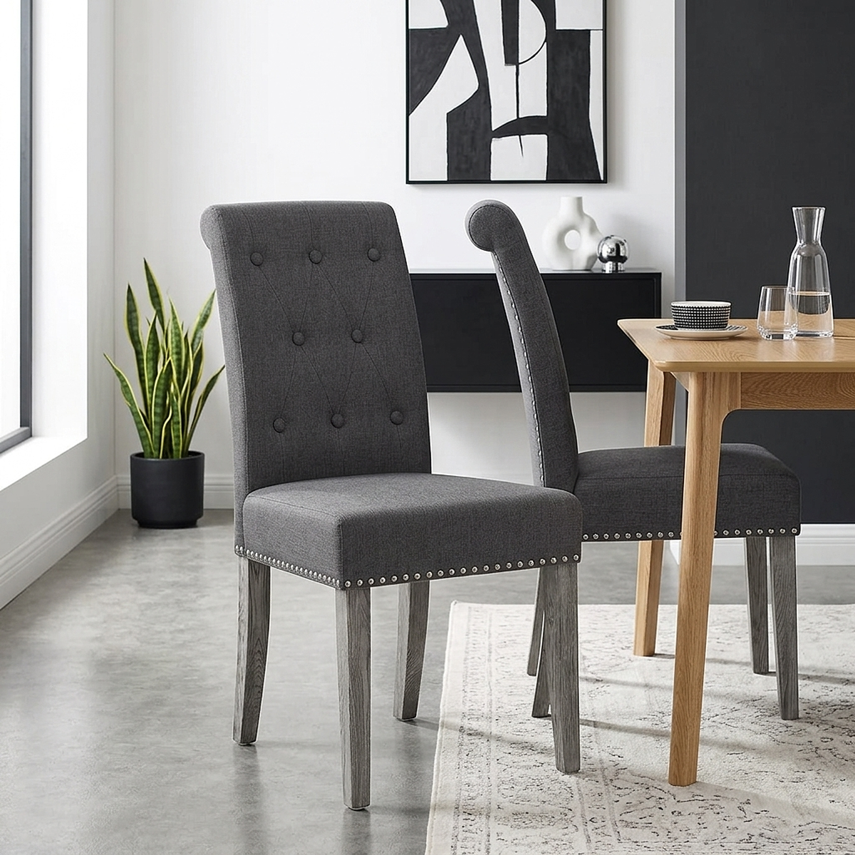 Sedia Tessuto - Moreton Grigio