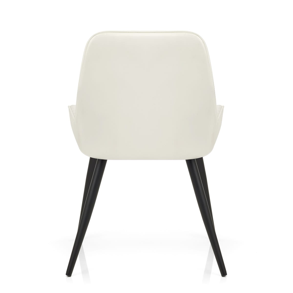 Sedia Ecopelle Satinata - Mustang Crema