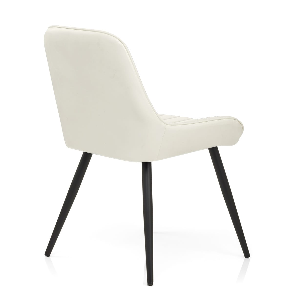 Sedia Ecopelle Satinata - Mustang Crema
