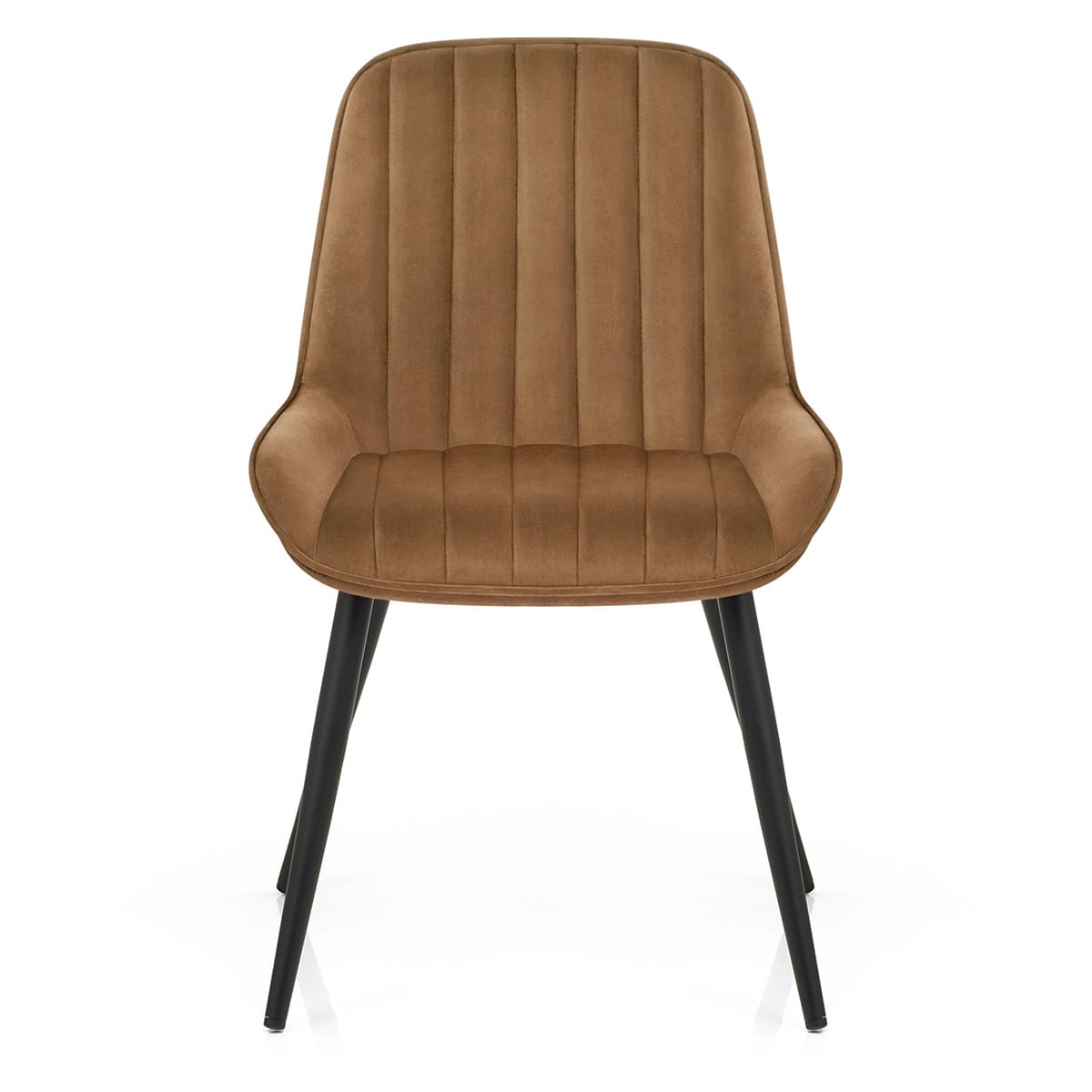 Sedia Velluto Satinata - Mustang Marrone