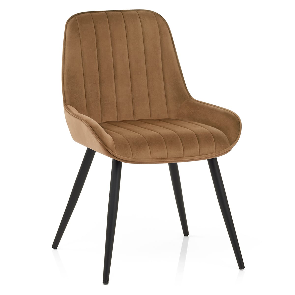 Sedia Velluto Satinata - Mustang Marrone