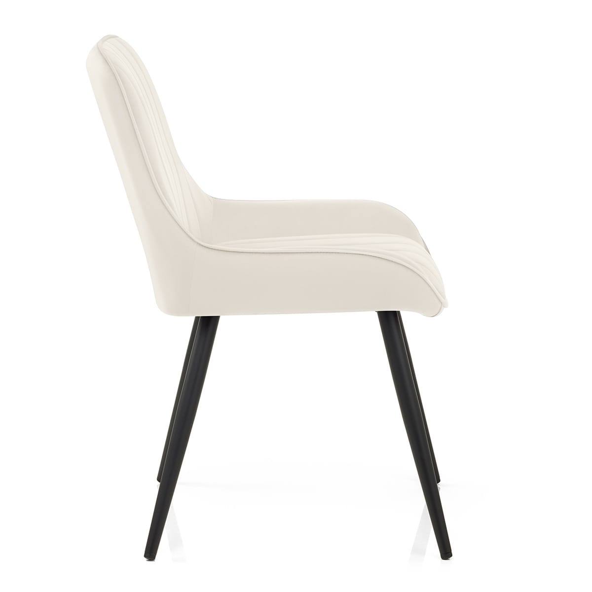 Sedia Velluto Satinata - Mustang Crema