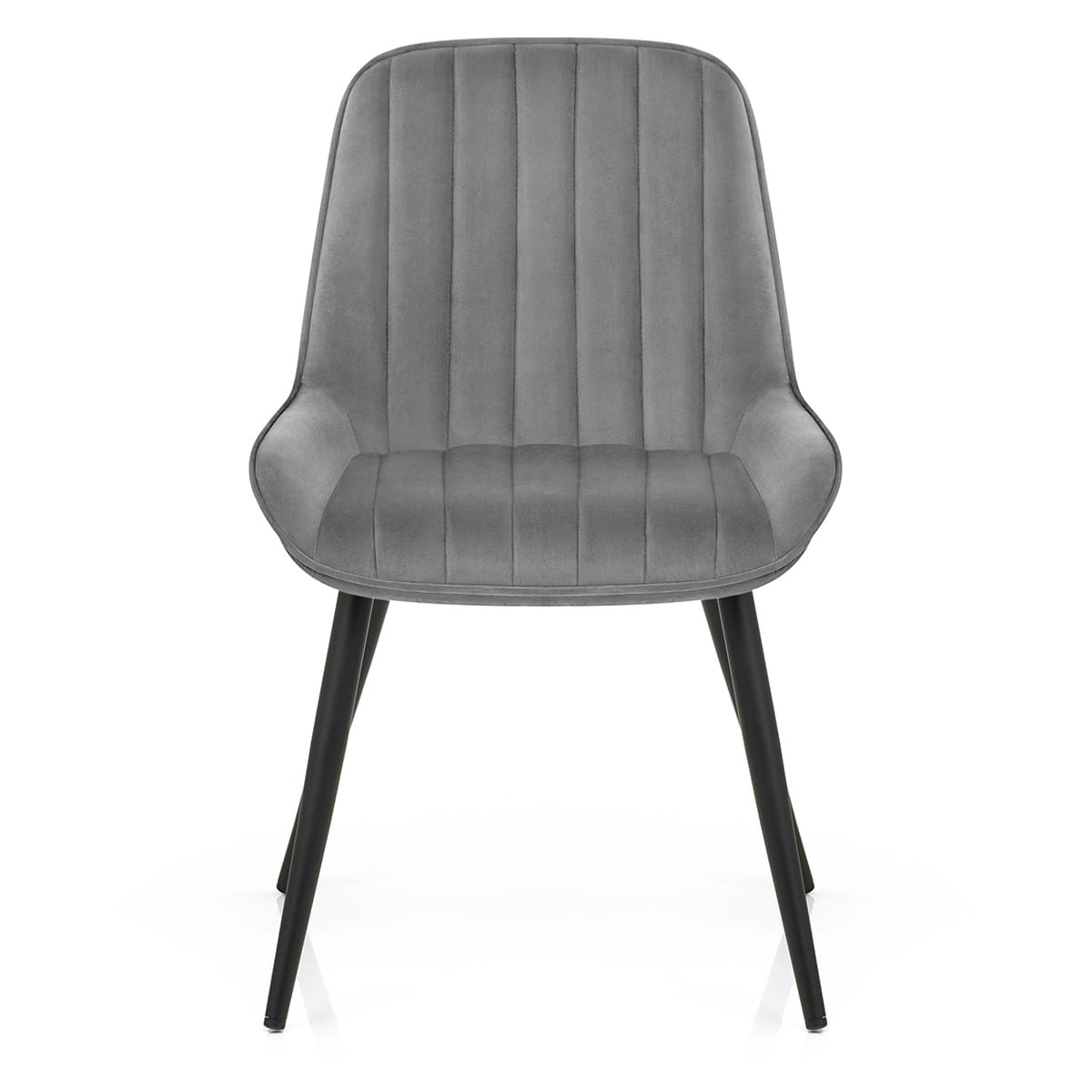 Sedia Velluto Satinata - Mustang Grigio scuro