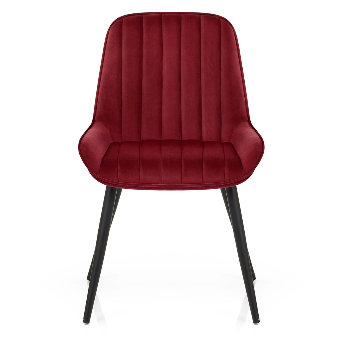 Sedia Velluto Satinata - Mustang Rosso