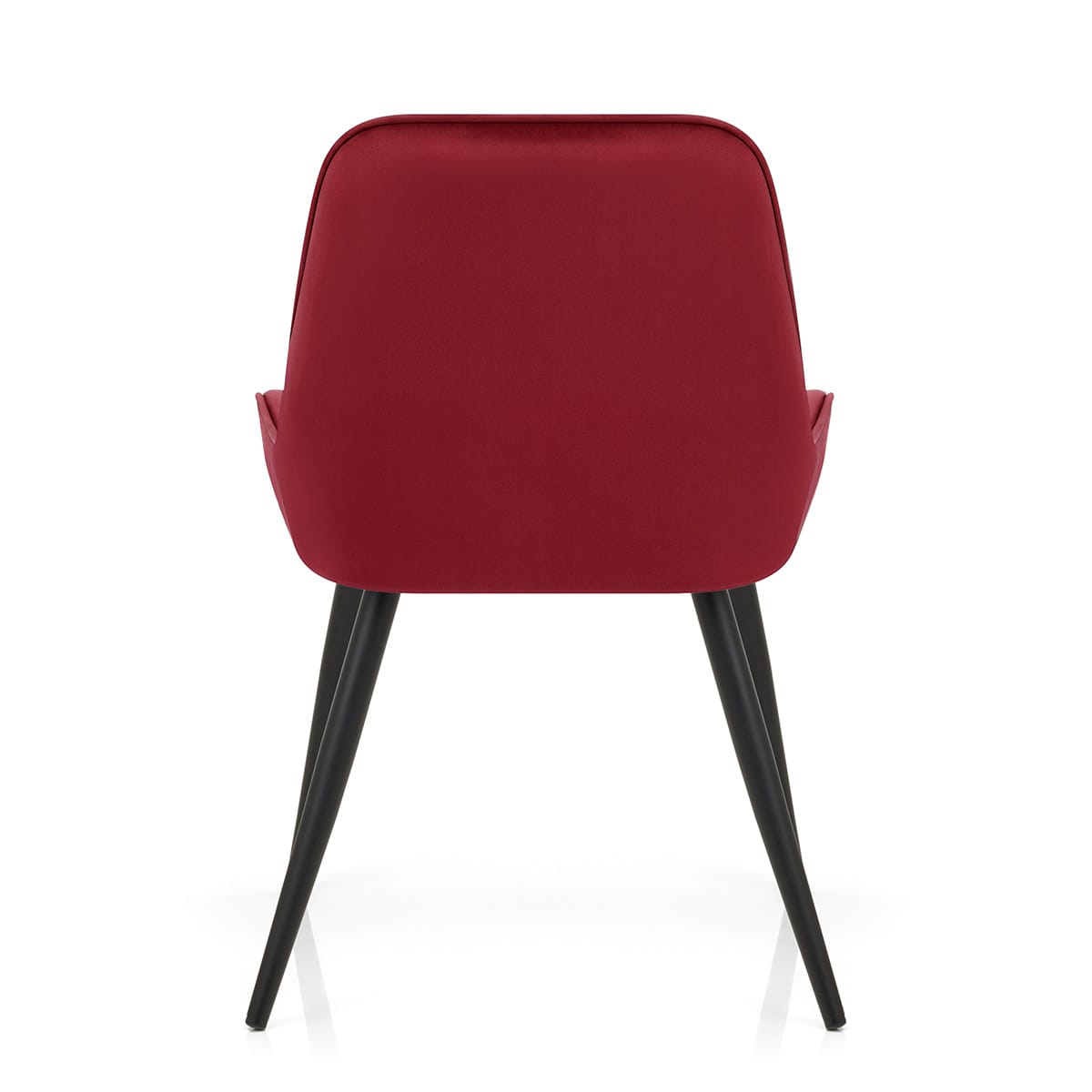 Sedia Velluto Satinata - Mustang Rosso