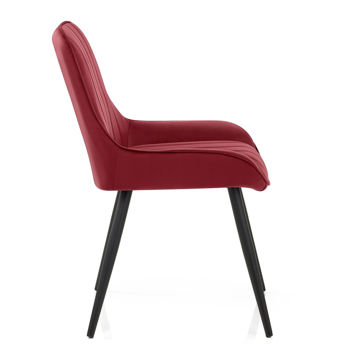 Sedia Velluto Satinata - Mustang Rosso