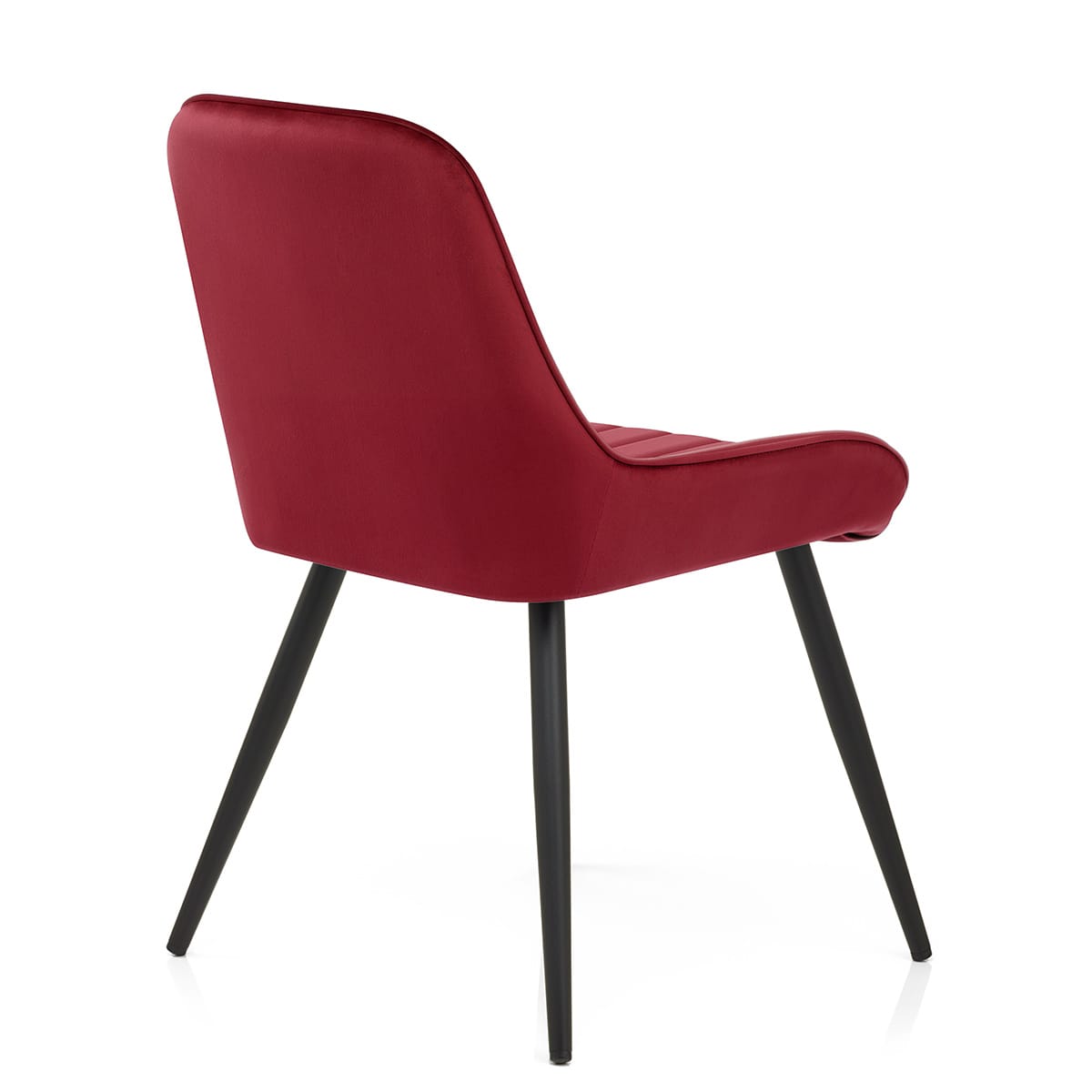 Sedia Velluto Satinata - Mustang Rosso