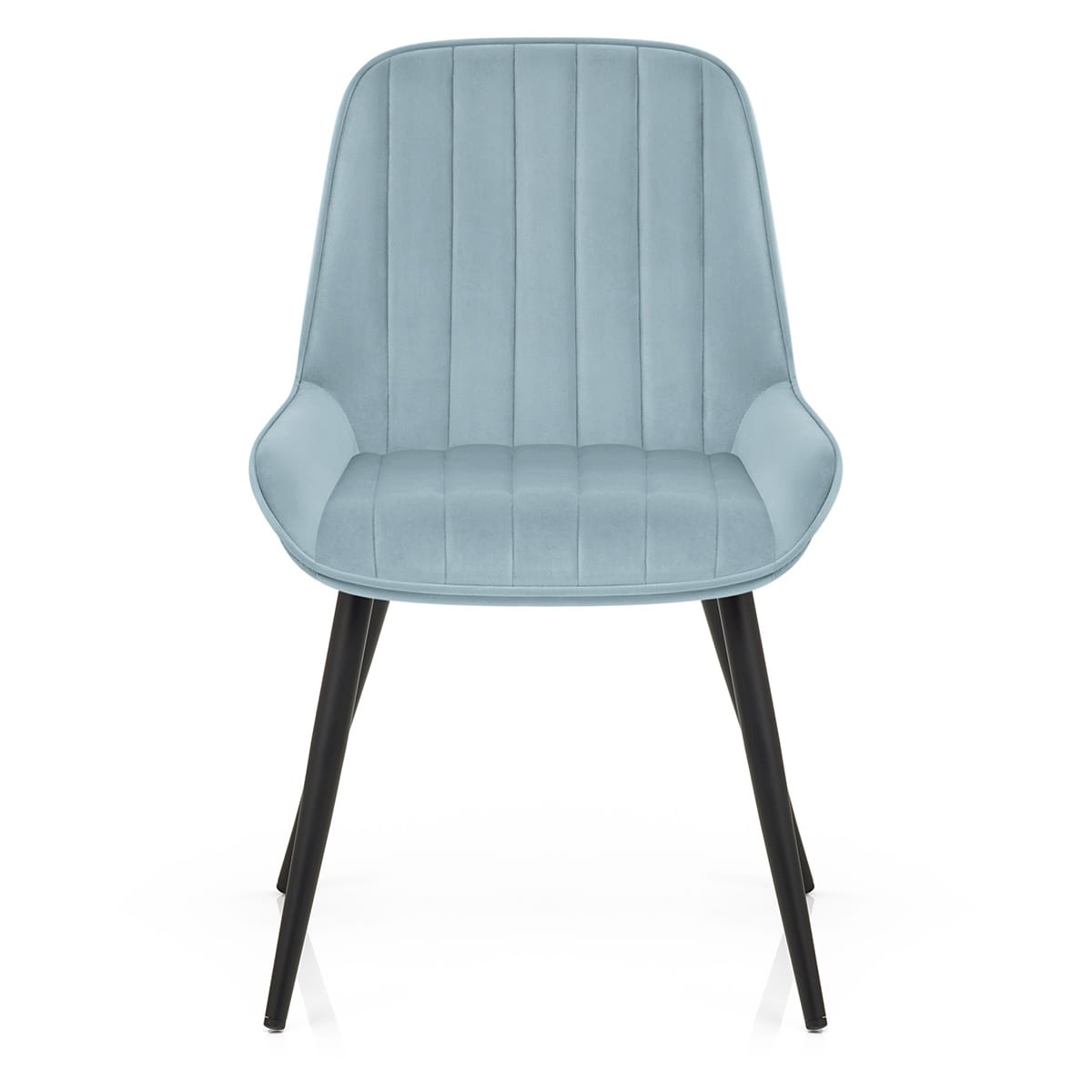 Sedia Velluto Satinata - Mustang Blu
