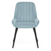 Sedia Velluto Satinata - Mustang Blu