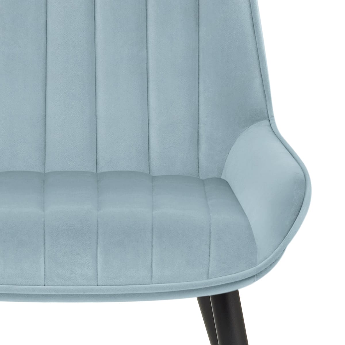 Sedia Velluto Satinata - Mustang Blu