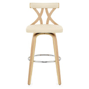 Sgabello da bar Ecopelle - Nash Crema