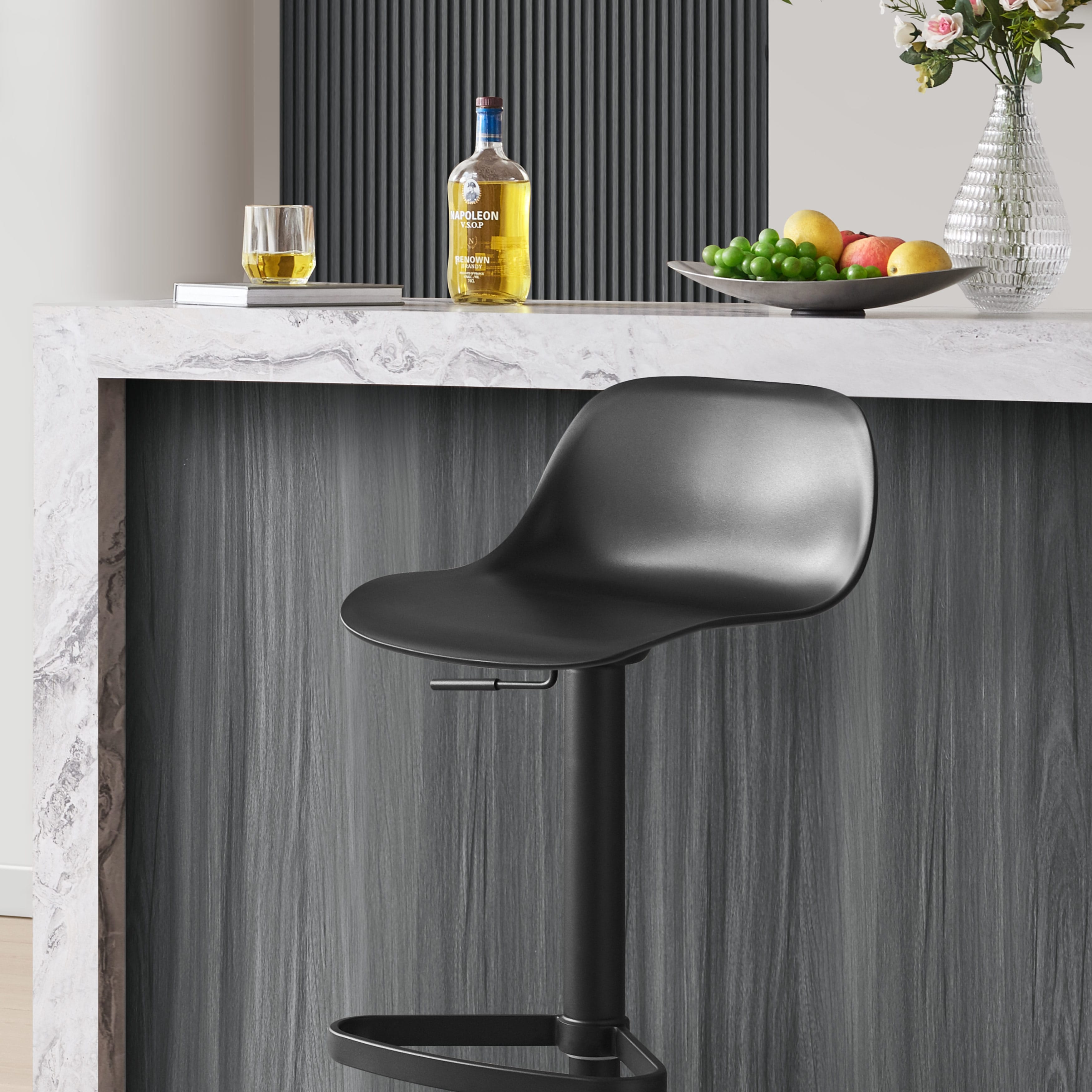Sgabello Bar - Nero Nero
