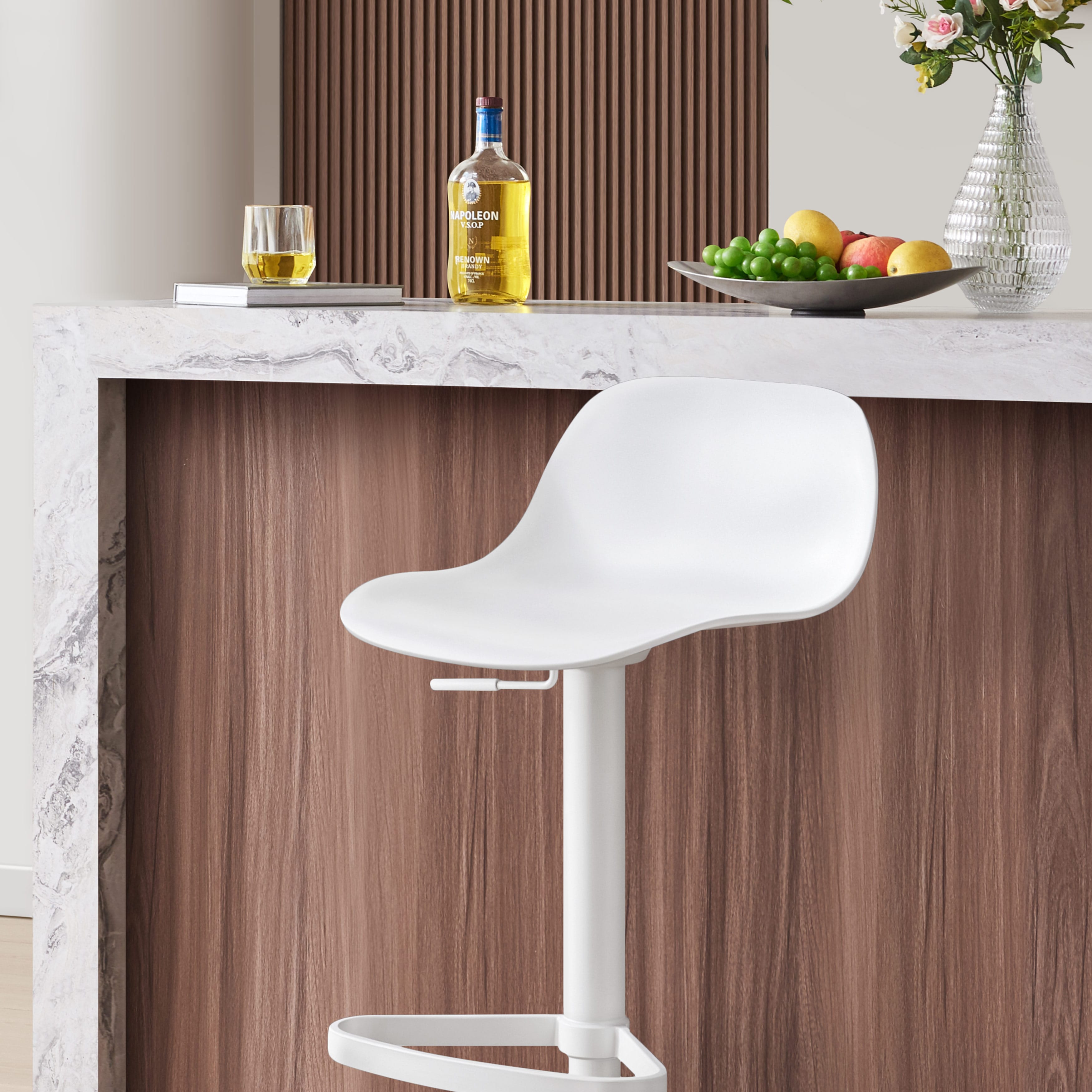 Sgabello Bar - Nero Bianco