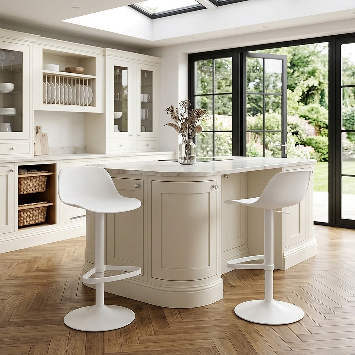 Sgabello Bar - Nero Bianco