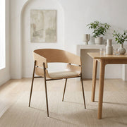 Sedia Legno - Nevada Crema