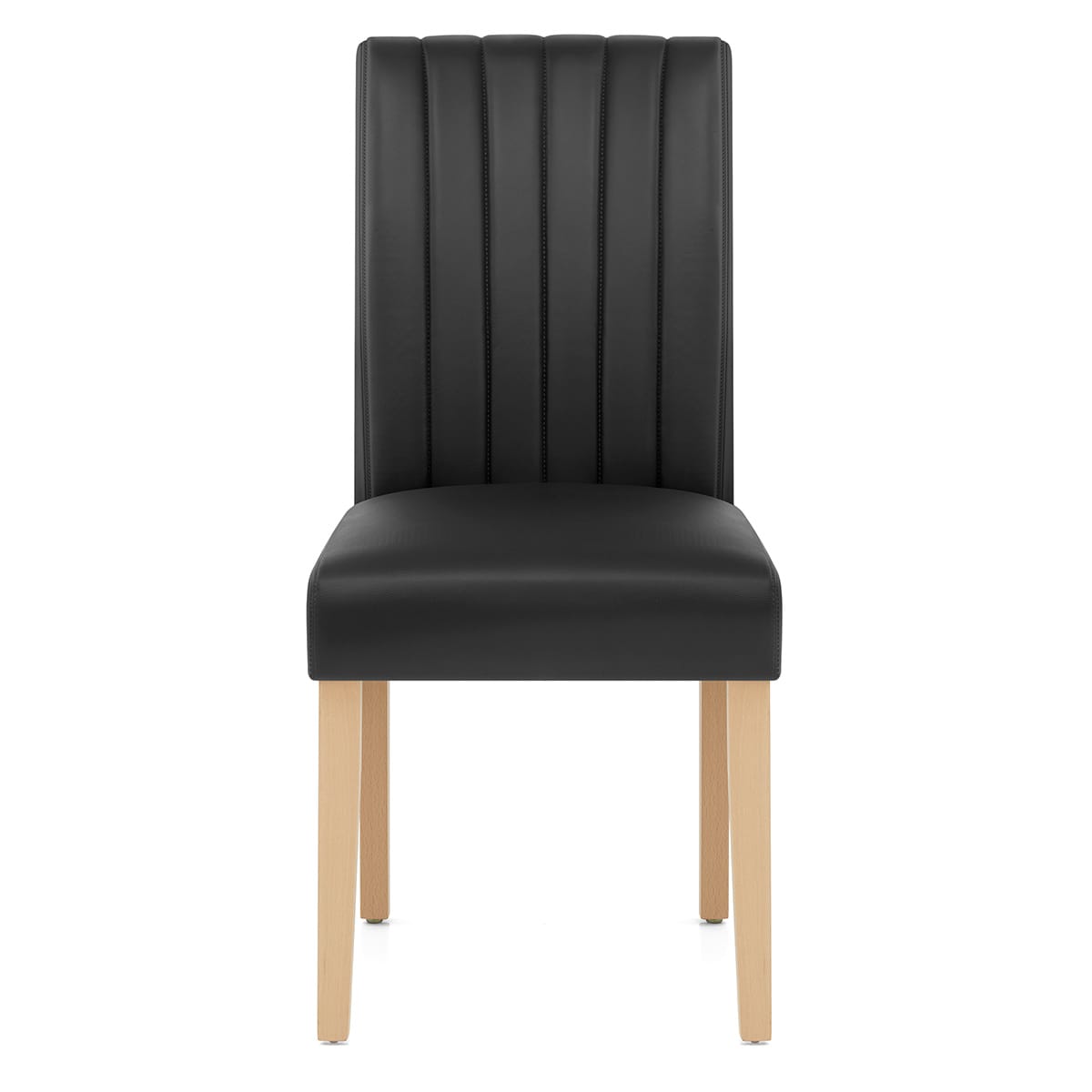 Silla Vera Pelle - Newbury Nero
