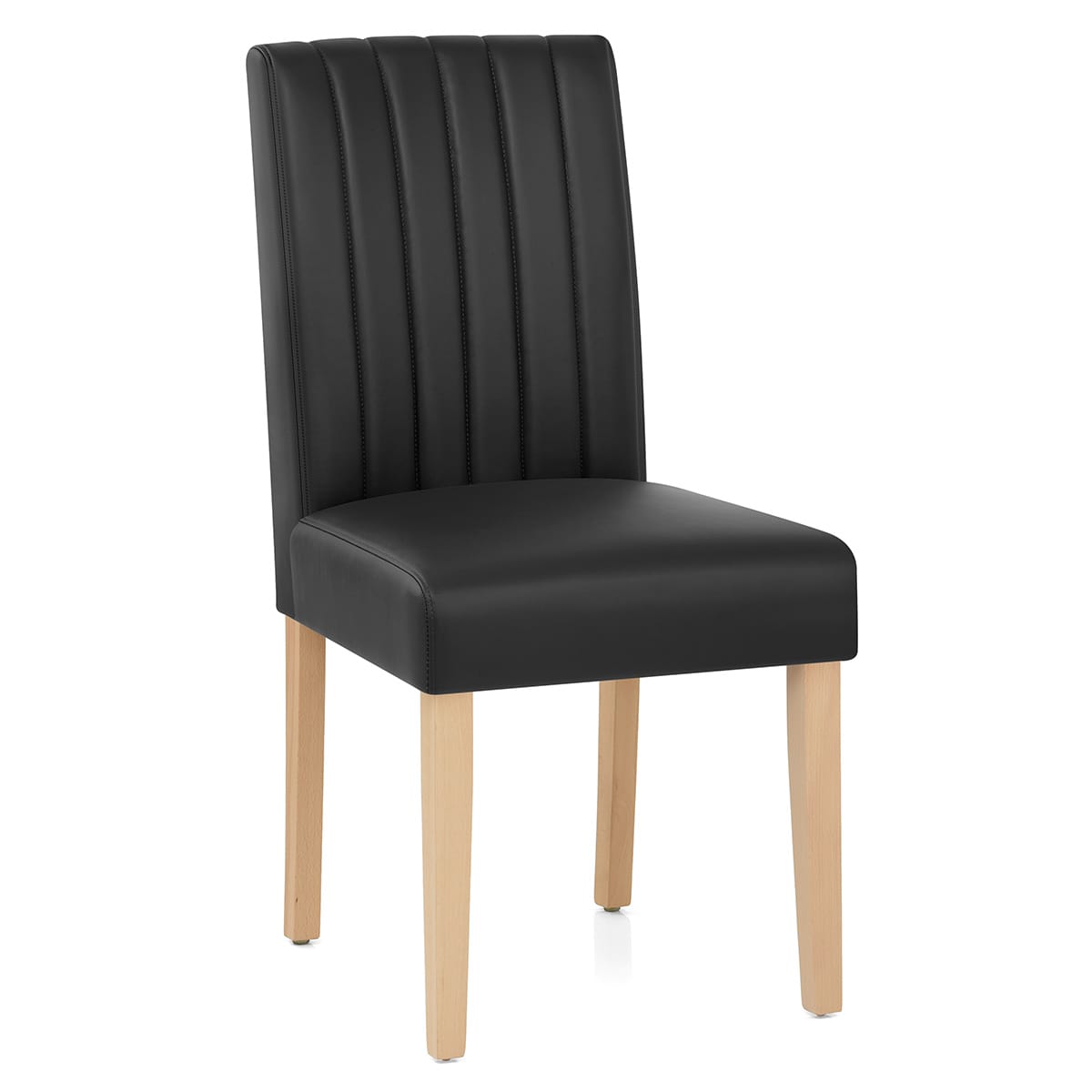 Silla Vera Pelle - Newbury Nero