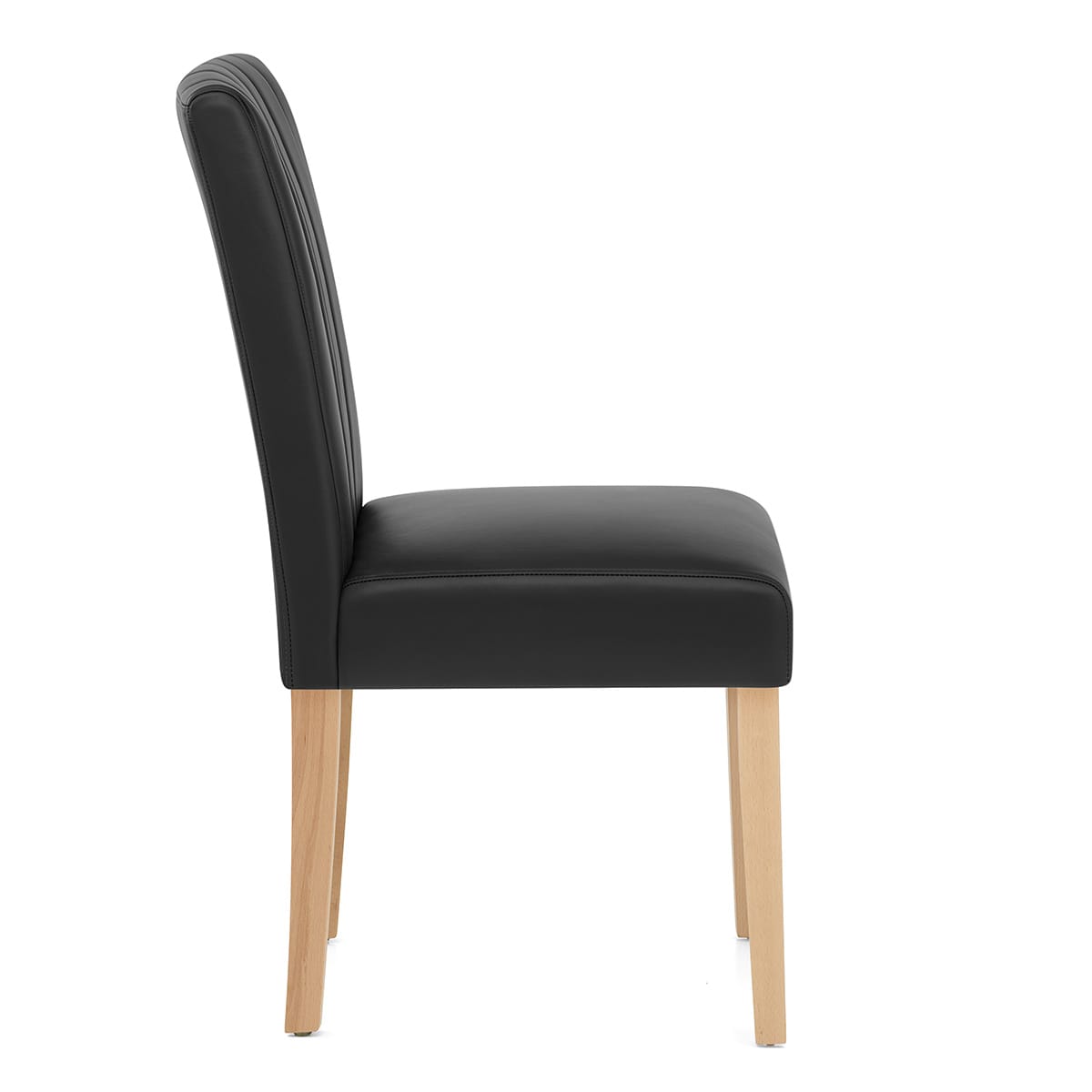 Silla Vera Pelle - Newbury Nero