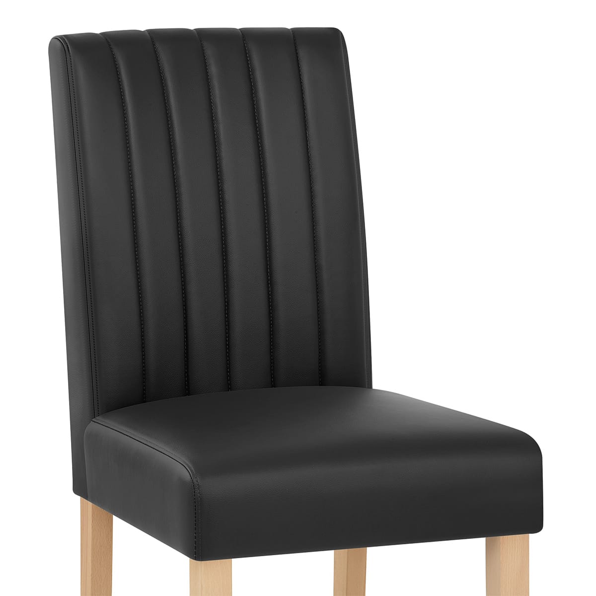 Silla Vera Pelle - Newbury Nero
