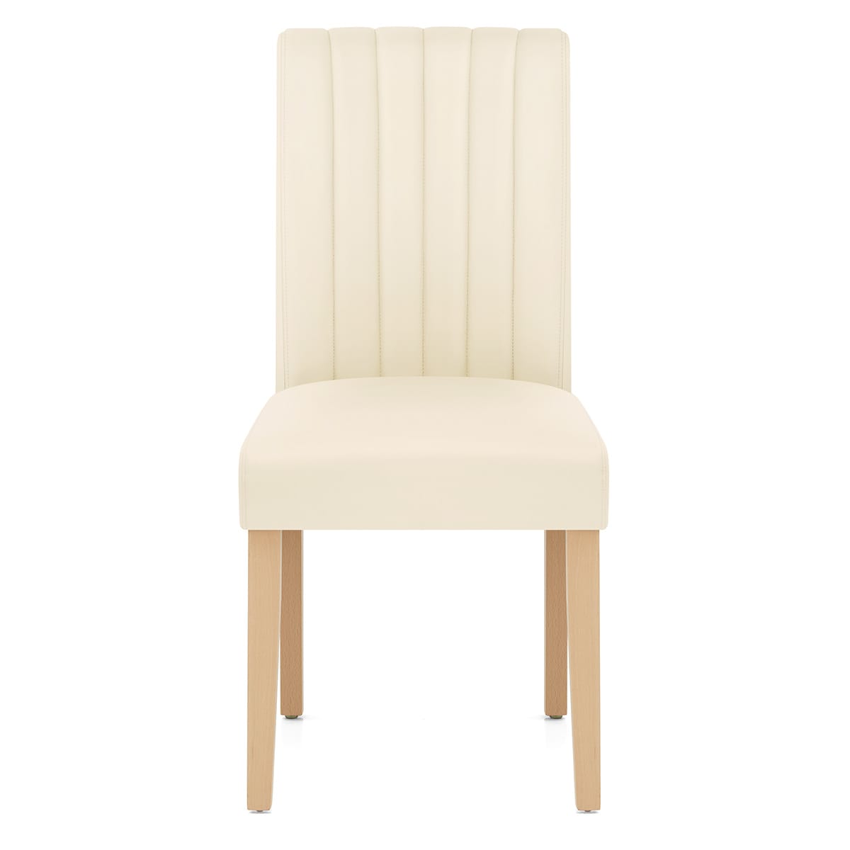Silla Vera Pelle - Newbury Crema
