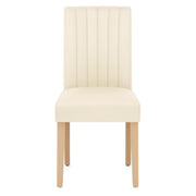 Silla Vera Pelle - Newbury Crema