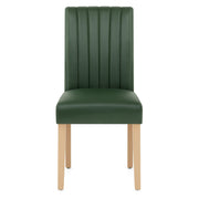 Silla Vera Pelle - Newbury Verde