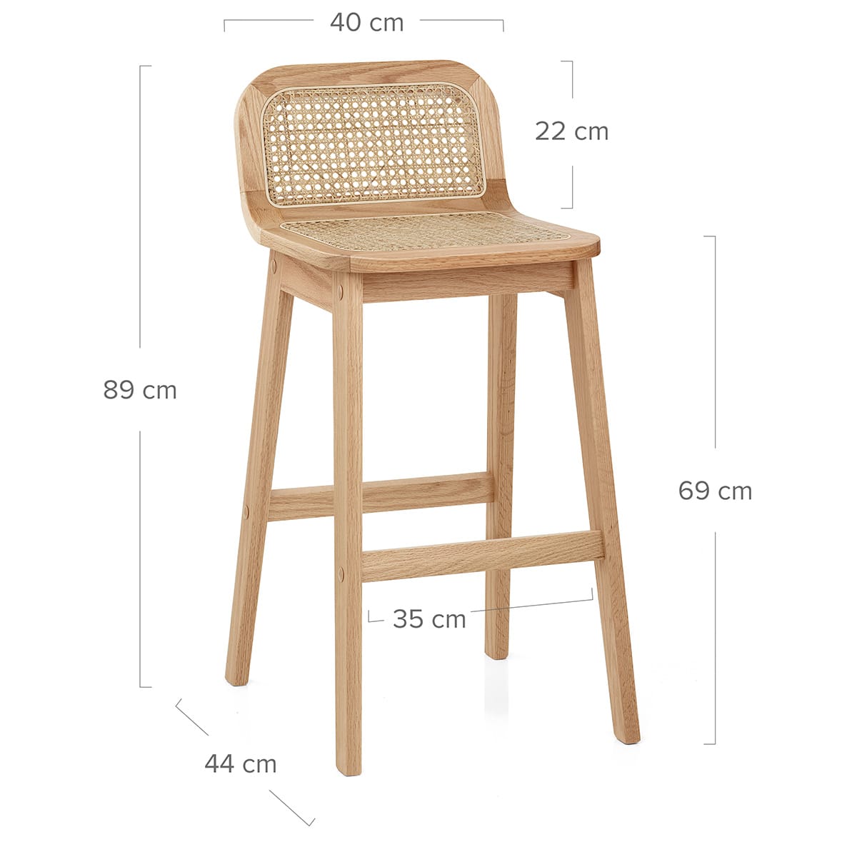 Sgabello Quercia - Oakley Legno