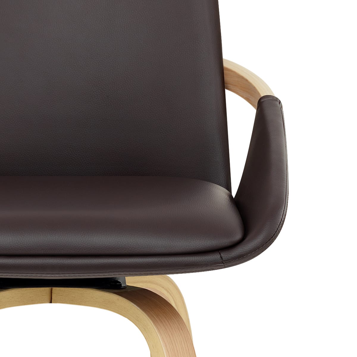 Sgabello Finta Pelle - Ohio Marrone